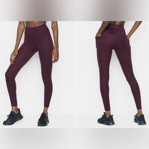 Victoria's Secret Burgundy Leggings